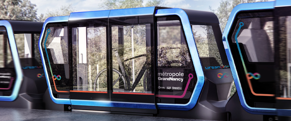 Urbanloop, smart mobility, JO 224, véhicule autonome